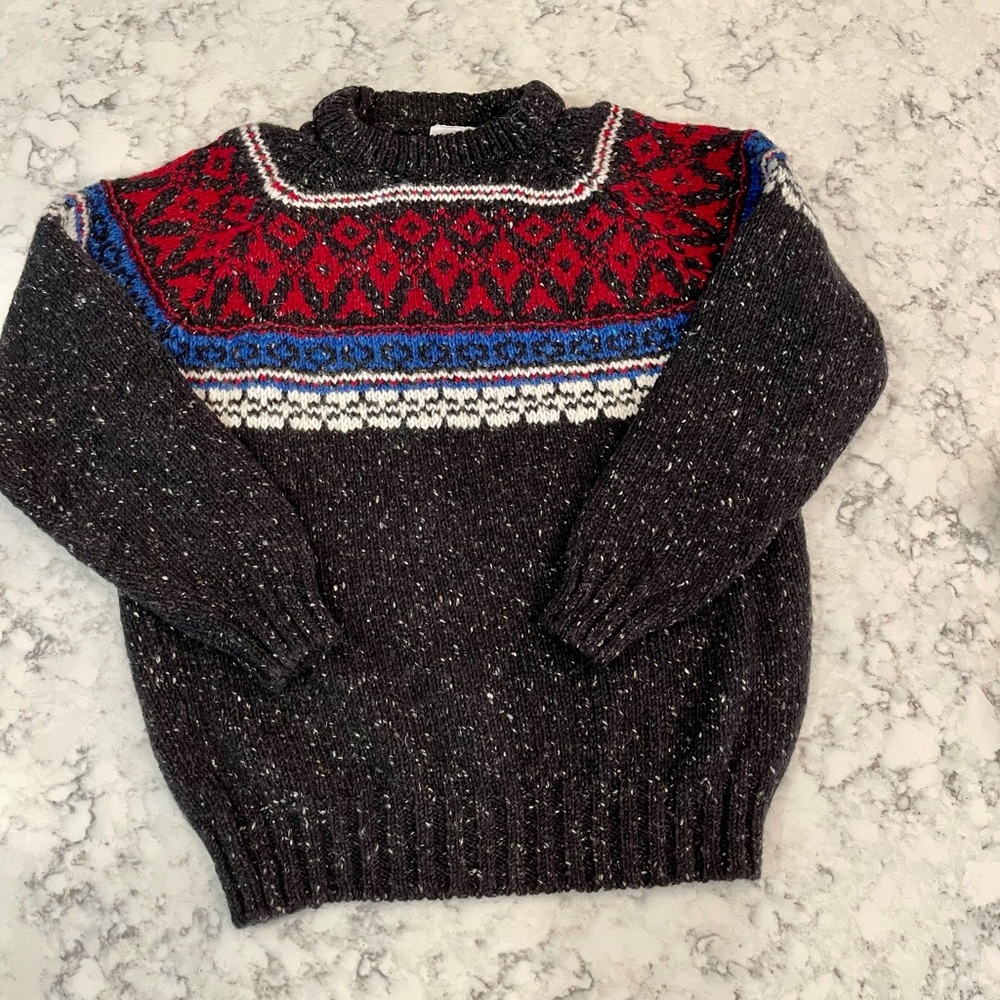 Mens wool sweater made in Ireland